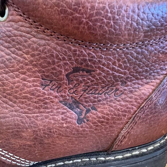 Fin & Feather Mens Chukka Brown Hiking Boots Size 8.5 Wide 3E Great Condition! main image 14